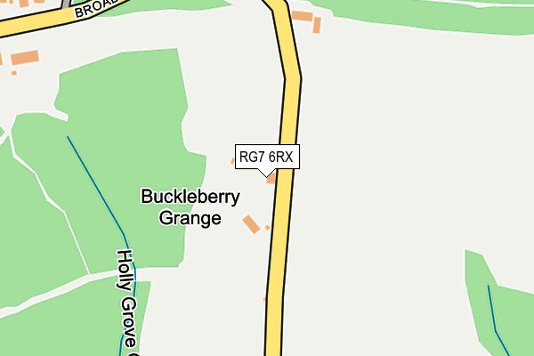 RG7 6RX map - OS OpenMap – Local (Ordnance Survey)