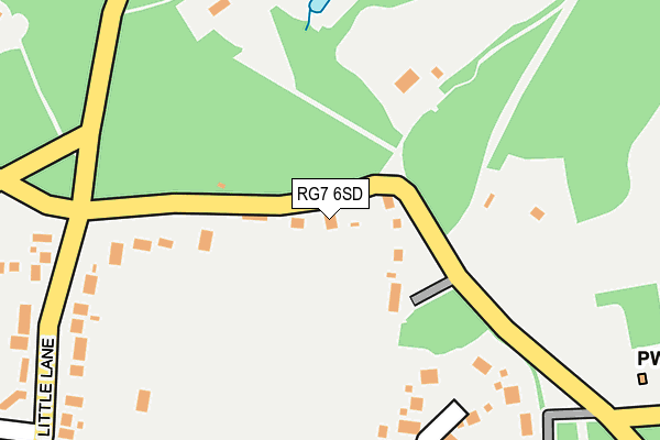 RG7 6SD map - OS OpenMap – Local (Ordnance Survey)