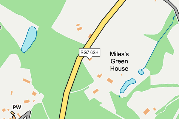 RG7 6SH map - OS OpenMap – Local (Ordnance Survey)