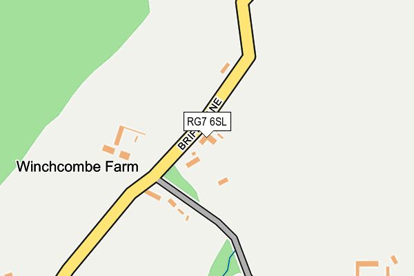 RG7 6SL map - OS OpenMap – Local (Ordnance Survey)