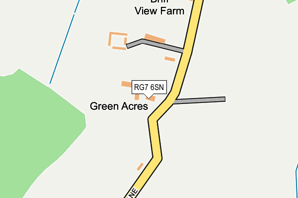 RG7 6SN map - OS OpenMap – Local (Ordnance Survey)