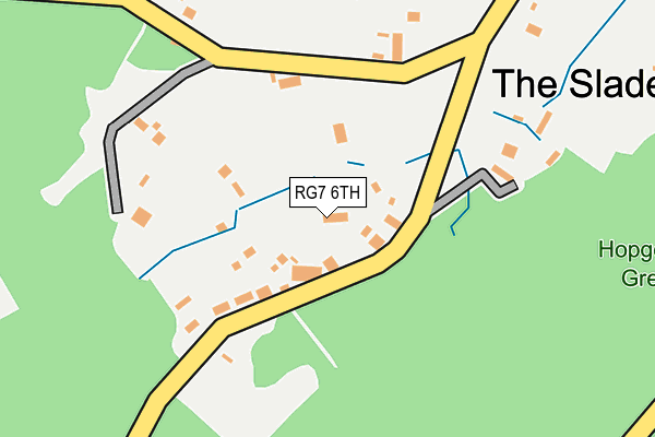 RG7 6TH map - OS OpenMap – Local (Ordnance Survey)