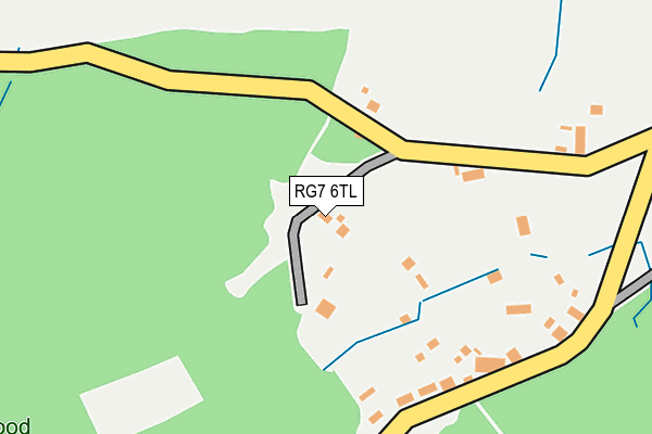 RG7 6TL map - OS OpenMap – Local (Ordnance Survey)