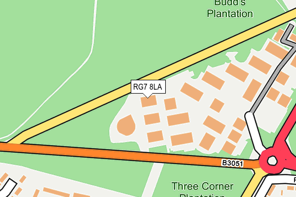 RG7 8LA map - OS OpenMap – Local (Ordnance Survey)