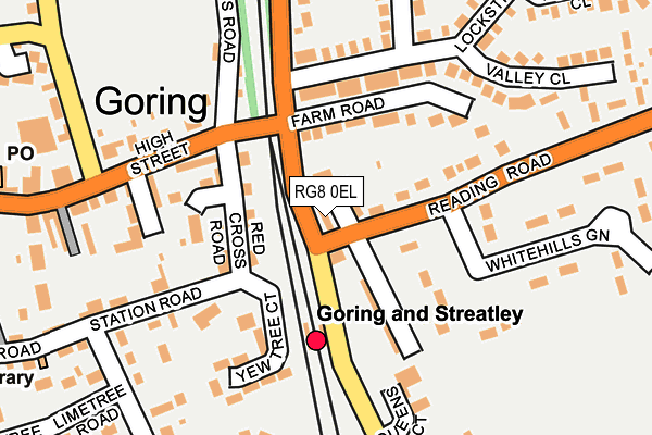 RG8 0EL map - OS OpenMap – Local (Ordnance Survey)