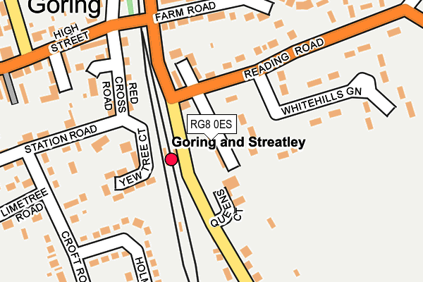 RG8 0ES map - OS OpenMap – Local (Ordnance Survey)