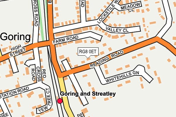 RG8 0ET map - OS OpenMap – Local (Ordnance Survey)