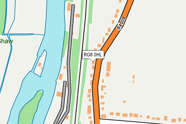 RG8 0HL map - OS OpenMap – Local (Ordnance Survey)