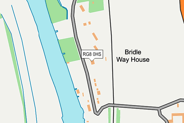 RG8 0HS map - OS OpenMap – Local (Ordnance Survey)