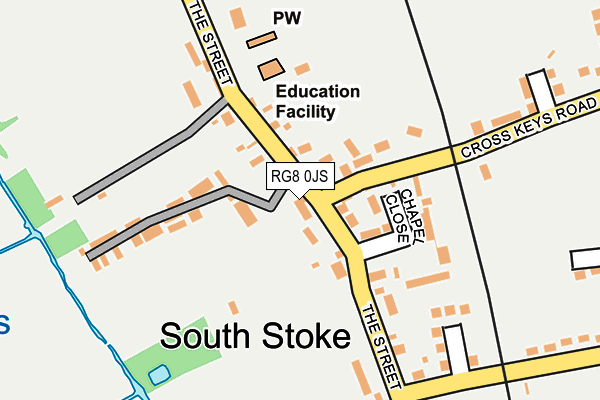 Map of THE PERCH & PIKE LTD at local scale