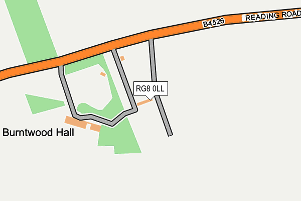 RG8 0LL map - OS OpenMap – Local (Ordnance Survey)