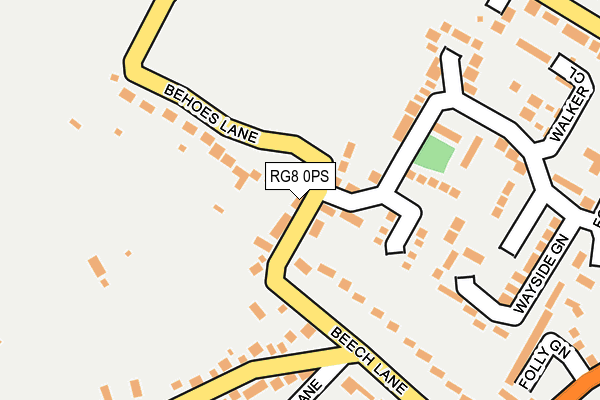 RG8 0PS map - OS OpenMap – Local (Ordnance Survey)