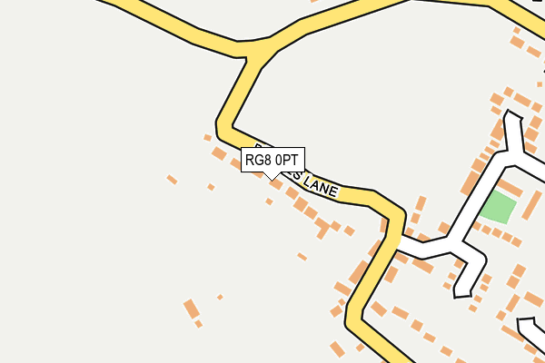 RG8 0PT map - OS OpenMap – Local (Ordnance Survey)