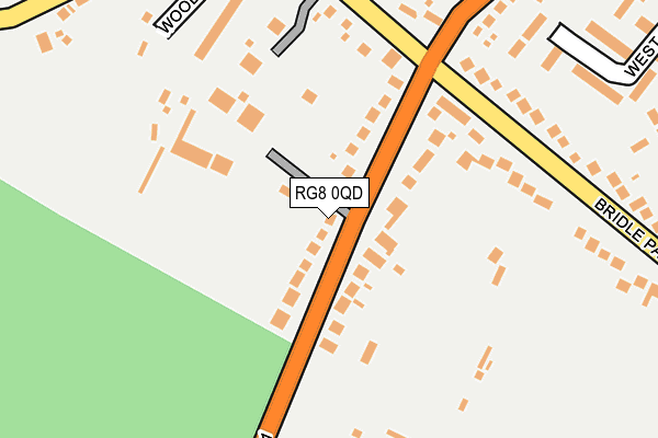 RG8 0QD map - OS OpenMap – Local (Ordnance Survey)