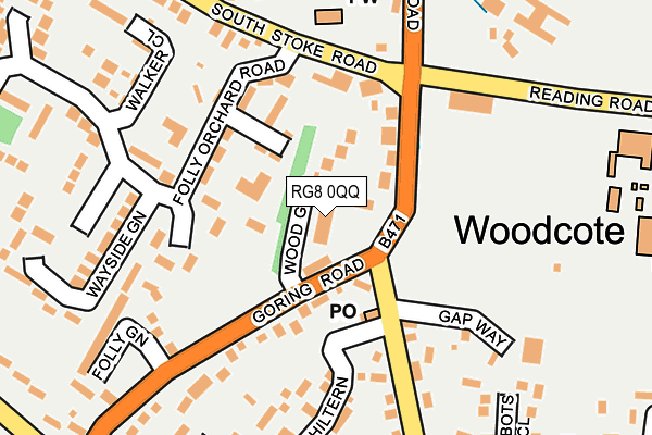 RG8 0QQ map - OS OpenMap – Local (Ordnance Survey)