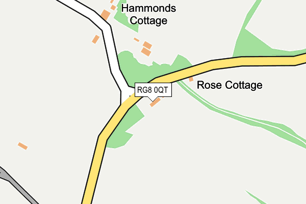 RG8 0QT map - OS OpenMap – Local (Ordnance Survey)