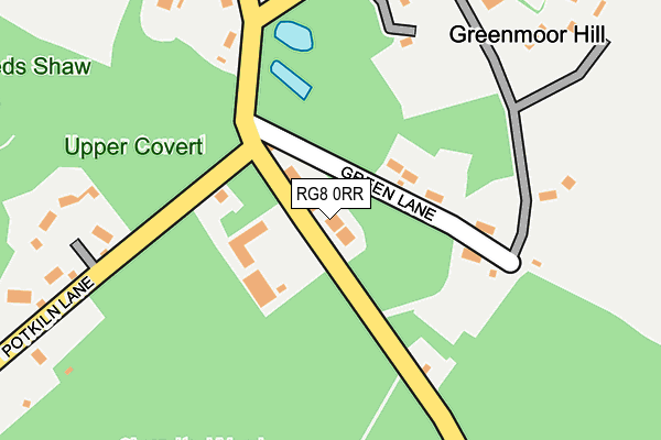RG8 0RR map - OS OpenMap – Local (Ordnance Survey)