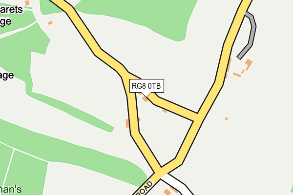 RG8 0TB map - OS OpenMap – Local (Ordnance Survey)