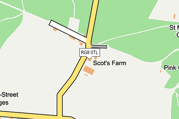 RG8 0TL map - OS OpenMap – Local (Ordnance Survey)