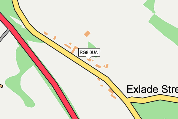 RG8 0UA map - OS OpenMap – Local (Ordnance Survey)