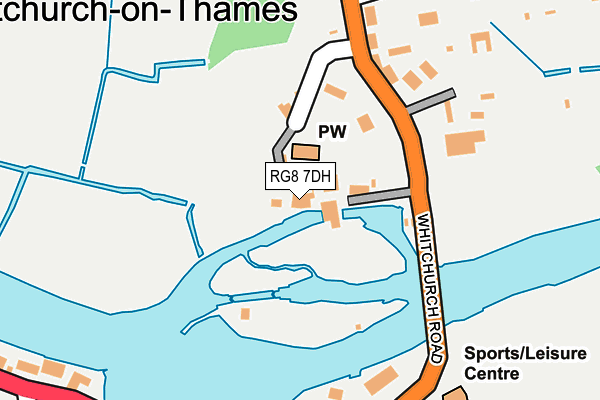 RG8 7DH map - OS OpenMap – Local (Ordnance Survey)