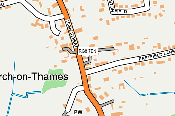 RG8 7EN map - OS OpenMap – Local (Ordnance Survey)