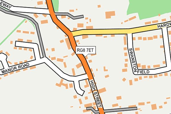RG8 7ET map - OS OpenMap – Local (Ordnance Survey)