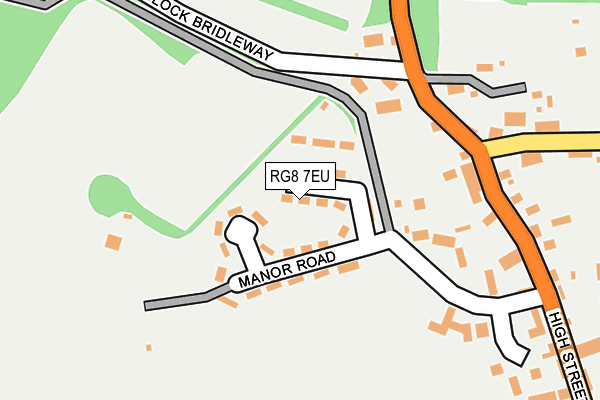 RG8 7EU map - OS OpenMap – Local (Ordnance Survey)