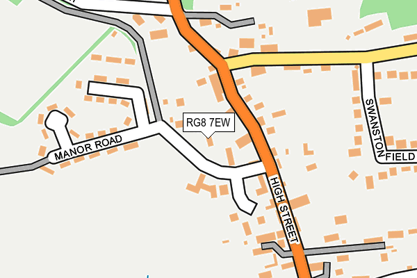 RG8 7EW map - OS OpenMap – Local (Ordnance Survey)