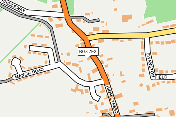 RG8 7EX map - OS OpenMap – Local (Ordnance Survey)