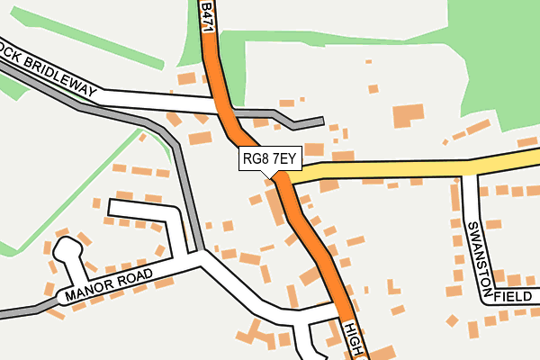 RG8 7EY map - OS OpenMap – Local (Ordnance Survey)