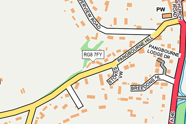 RG8 7FY map - OS OpenMap – Local (Ordnance Survey)