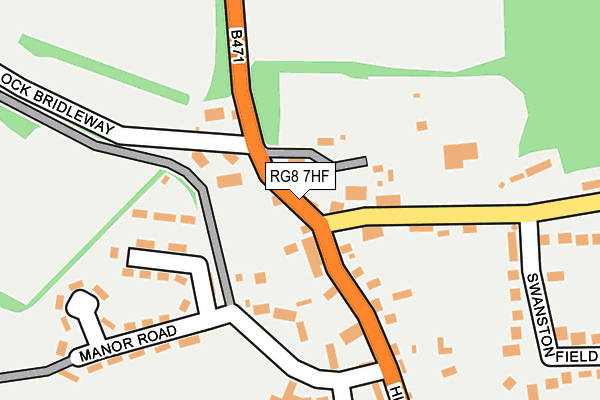 RG8 7HF map - OS OpenMap – Local (Ordnance Survey)