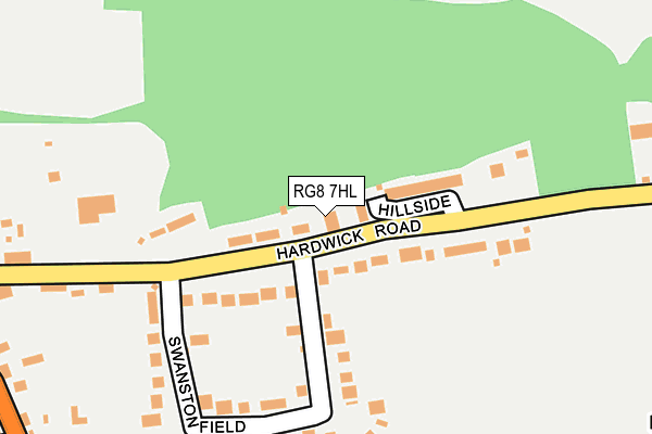 RG8 7HL map - OS OpenMap – Local (Ordnance Survey)