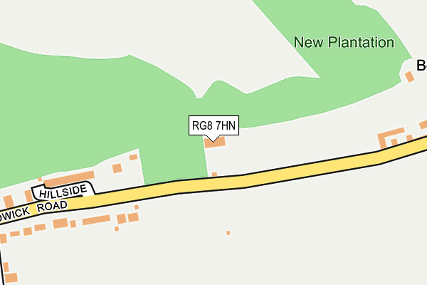 RG8 7HN map - OS OpenMap – Local (Ordnance Survey)