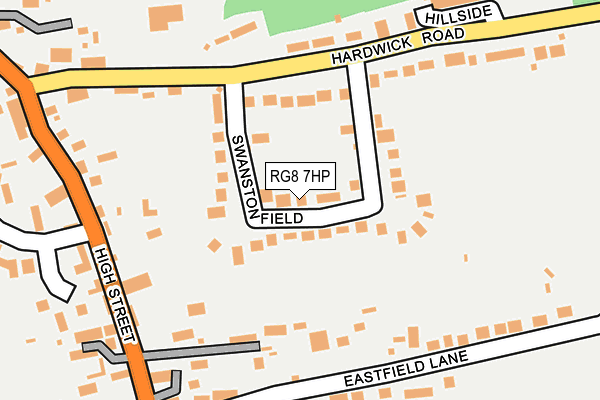 RG8 7HP map - OS OpenMap – Local (Ordnance Survey)
