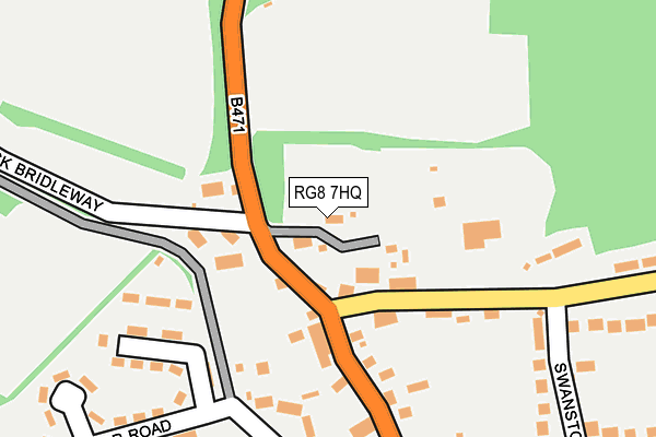 RG8 7HQ map - OS OpenMap – Local (Ordnance Survey)