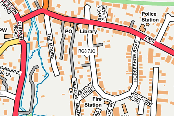 Map of THE BEAUTY BOX (PANGBOURNE) LIMITED at local scale