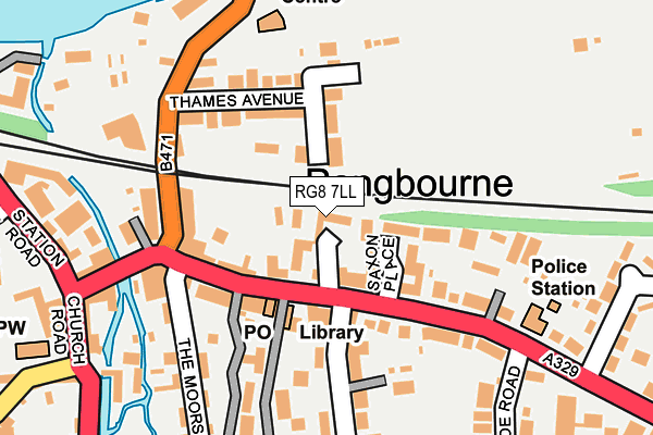RG8 7LL map - OS OpenMap – Local (Ordnance Survey)