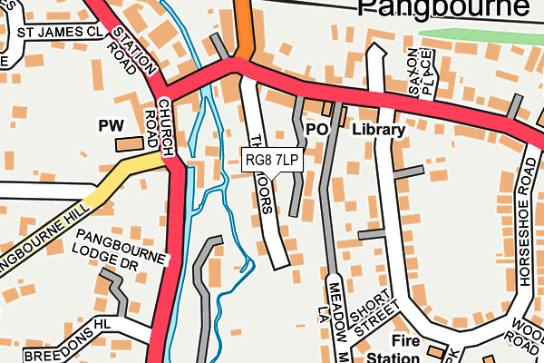 RG8 7LP map - OS OpenMap – Local (Ordnance Survey)
