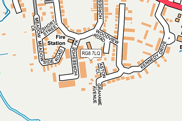 RG8 7LQ map - OS OpenMap – Local (Ordnance Survey)
