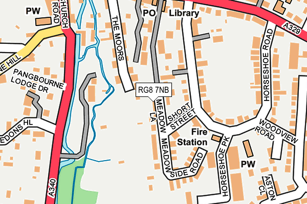 RG8 7NB map - OS OpenMap – Local (Ordnance Survey)