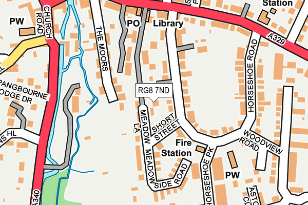 RG8 7ND map - OS OpenMap – Local (Ordnance Survey)