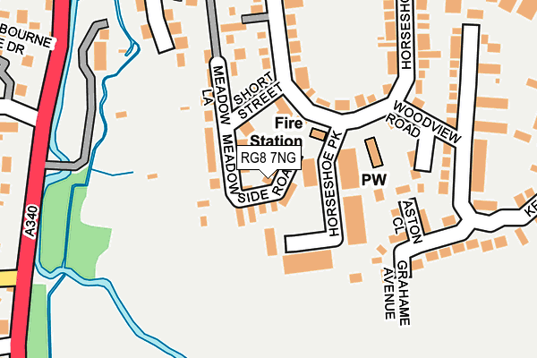 RG8 7NG map - OS OpenMap – Local (Ordnance Survey)