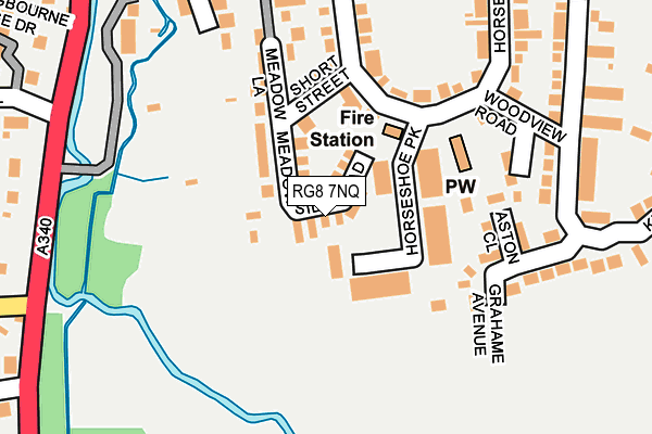 RG8 7NQ map - OS OpenMap – Local (Ordnance Survey)