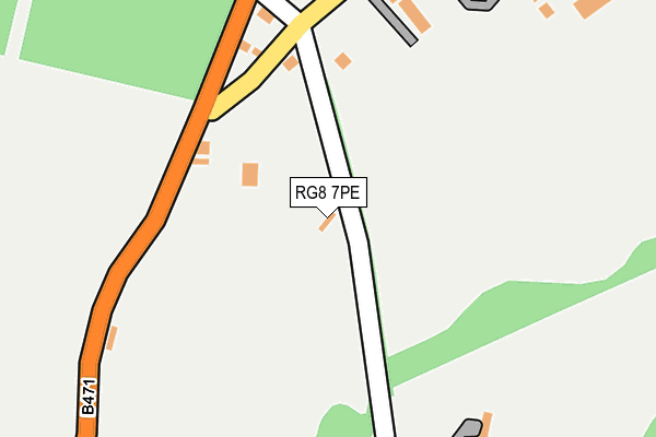 RG8 7PE map - OS OpenMap – Local (Ordnance Survey)