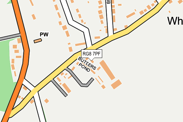 RG8 7PF map - OS OpenMap – Local (Ordnance Survey)