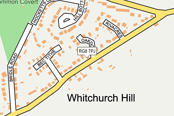 RG8 7PJ map - OS OpenMap – Local (Ordnance Survey)