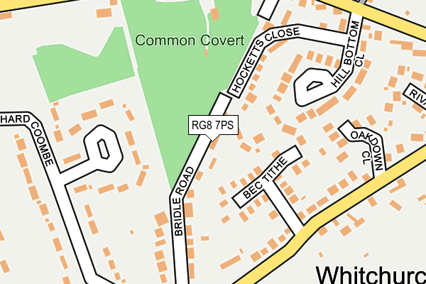 RG8 7PS map - OS OpenMap – Local (Ordnance Survey)
