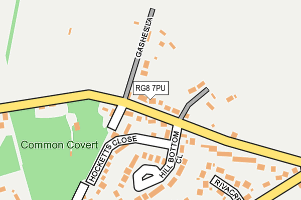 RG8 7PU map - OS OpenMap – Local (Ordnance Survey)